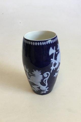 Bing & Grøndahl Konge Vase "Norge" PMN - Danam Antik