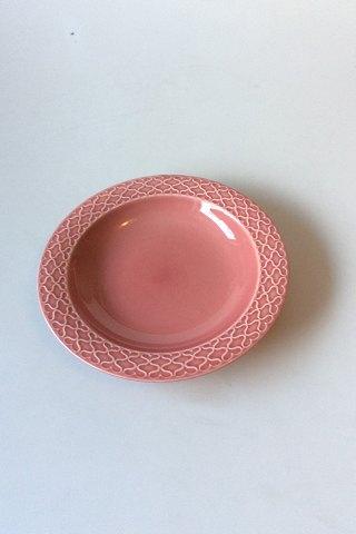 Bing & Grøndahl / Kronjyden Pink "Cordial" Dyb Tallerken No. 322 - Danam Antik