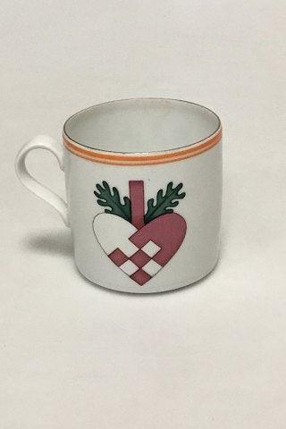 Bing & Grøndahl Porcelænskop med flettet julehjerte. Nr. 305 - Danam Antik