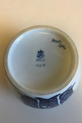 Bing & Grøndahl Porcelænsvase med tre musikanter No 10405/649 - Danam Antik