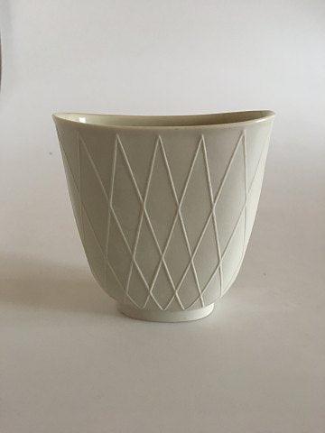 Cremefarvet Retro Moderne Vase fra Rosenthal - Danam Antik