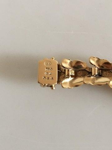 Georg Jensen 18K Guld Armbånd No 306 - Danam Antik