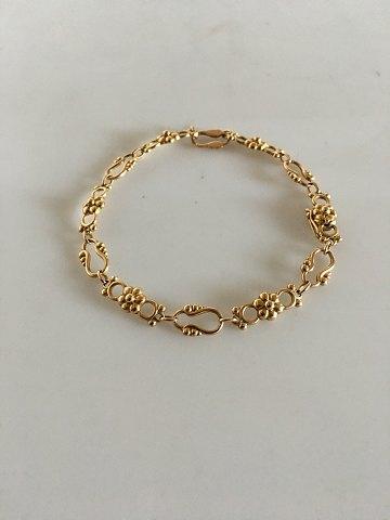 Georg Jensen 18K Guld Armbånd No 85 - Danam Antik