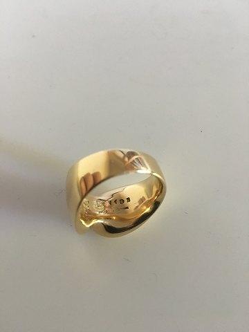 Georg Jensen 18K Guld Nanna Ditzel Ring No 100 / 1100 - Danam Antik