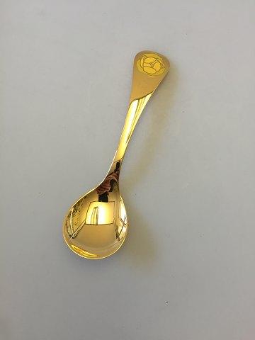 Georg Jensen Årsske 1978 i forgyldt Sterling Sølv - Danam Antik