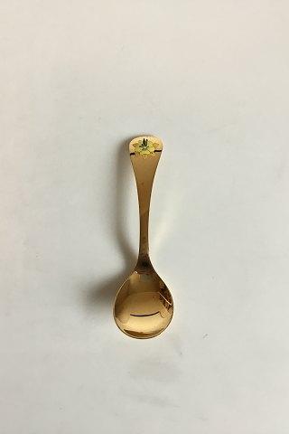 Georg Jensen Årsske 1991 i forgyldt Sterling Sølv - Danam Antik