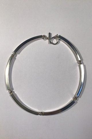 Georg Jensen Hans Hansen Sterling Sølv Halskæde No 185 - Danam Antik