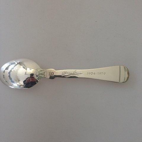 Georg Jensen Jubilæums Børneske i Sterling Sølv med sten måler 15,5cm - Danam Antik