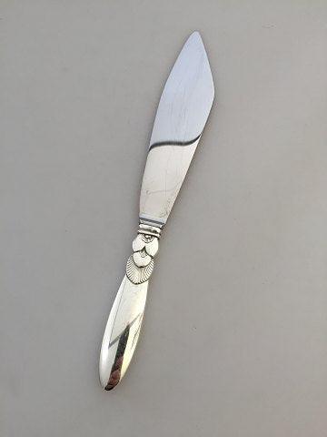 Georg Jensen Kaktus Sterling Sølv Kage Kniv No 196 - Danam Antik