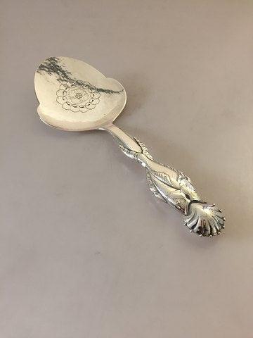 Georg Jensen Ornamental Fiskeserveringsspade i Sølv No 55 fra 1929 - Danam Antik