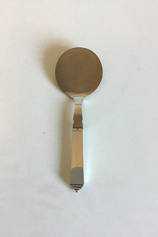 Georg Jensen Pyramide Sterling Sølv Serveringsspade No 206 - Danam Antik