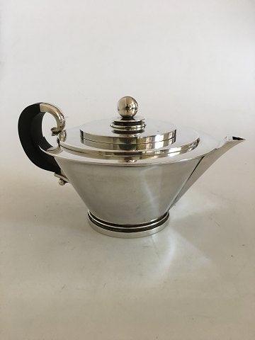 Georg Jensen "Pyramide" Sterling Sølv Tekande No. 600 B - Danam Antik