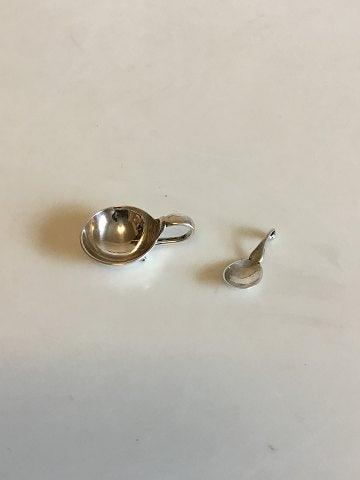 Georg Jensen Sølv Ornamental Saltske og Saltkar No 110 - Danam Antik