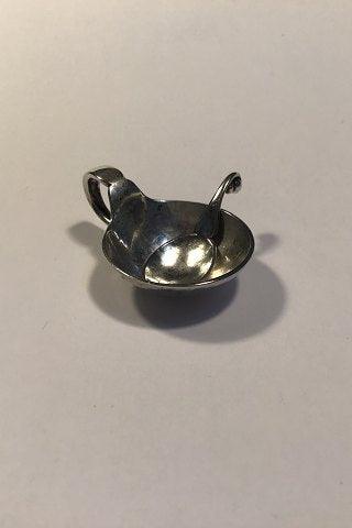 Georg Jensen Sølv Saltkar med ske No 110 - Danam Antik