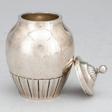 Georg Jensen Sølv The Dåse i Cosmos fra 1921 No 45 - Danam Antik