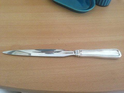 Georg Jensen Sterling Dobblet Riflet Papirkniv - Danam Antik