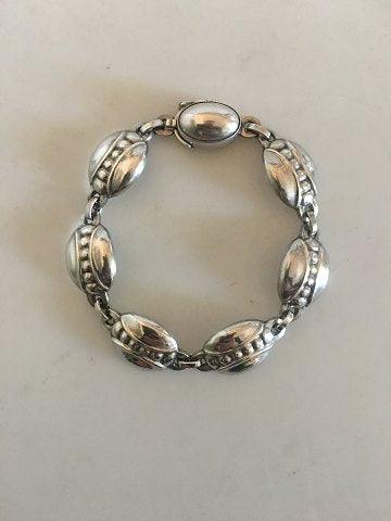 Georg Jensen Sterling Sølv Armbånd No 6 - Danam Antik