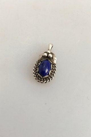 Georg Jensen Sterling Sølv Årsvedhæng 1992 med Lapis Lazuli - Danam Antik