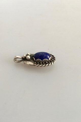 Georg Jensen Sterling Sølv Årsvedhæng 1992 med Lapis Lazuli - Danam Antik