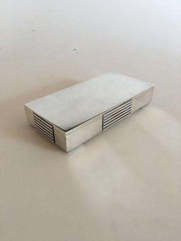 Georg Jensen Sterling Sølv Art Deco Box No 857 designet af Jørgen Jensen - Danam Antik