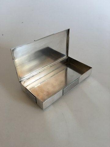 Georg Jensen Sterling Sølv Art Deco Box No 857 designet af Jørgen Jensen - Danam Antik