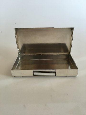 Georg Jensen Sterling Sølv Art Deco Box No 857 designet af Jørgen Jensen - Danam Antik