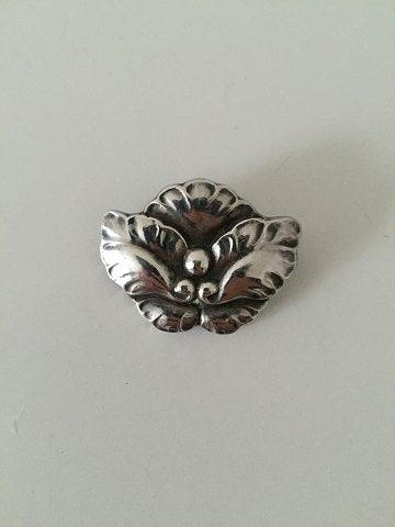 Georg Jensen Sterling Sølv Broche No 107 - Danam Antik