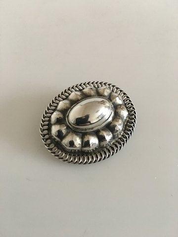 Georg Jensen Sterling Sølv Broche No 155 - Danam Antik