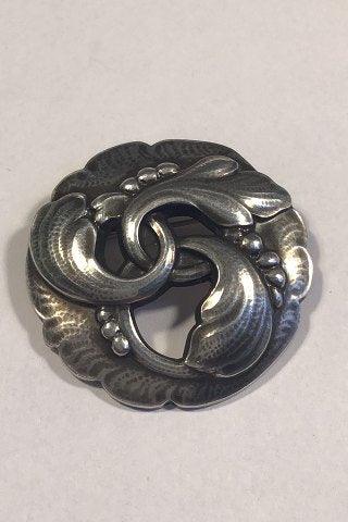 Georg Jensen Sterling Sølv Broche No 20 - Danam Antik