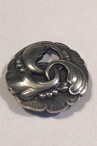 Georg Jensen Sterling Sølv Broche No 20 - Danam Antik