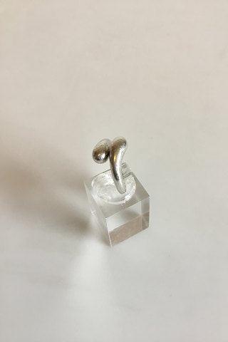 Georg Jensen Sterling Sølv Bypass Ring No 411 - Danam Antik