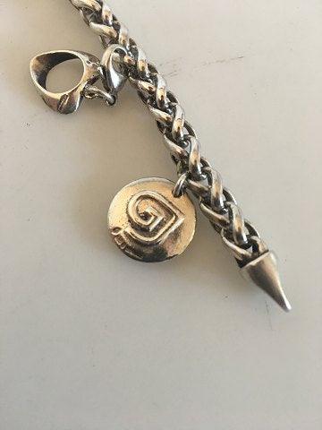 Georg Jensen Sterling Sølv Charm bracelet - Danam Antik