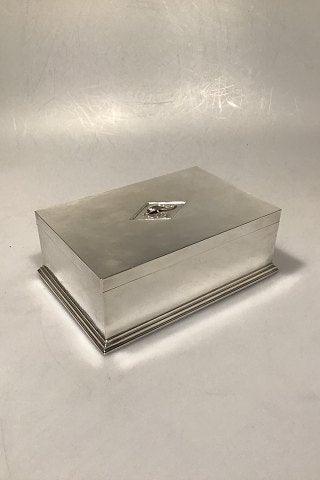 Georg Jensen Sterling Sølv Cigaræske/Humidor No 257 - Danam Antik