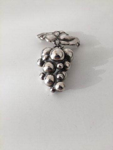 Georg Jensen Sterling Sølv Grape Broche No 217B - Danam Antik