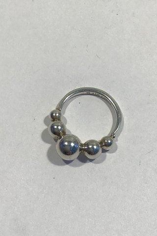 Georg Jensen Sterling Sølv Grape Slim Ring No 551 F - Danam Antik