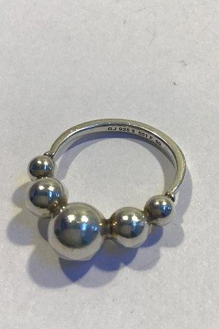 Georg Jensen Sterling Sølv Grape Slim Ring No 551 F - Danam Antik