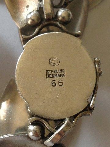 Georg Jensen Sterling Sølv halskæde No 66 - Danam Antik