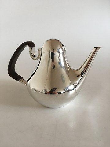 Georg Jensen Sterling Sølv Henning Koppel Te og Kaffesæt med Bakke No 1017 - Danam Antik