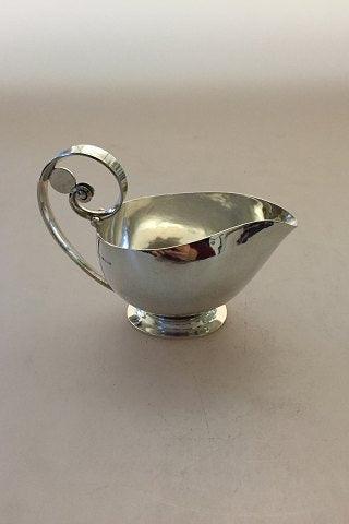 Georg Jensen Sterling Sølv Kaffesæt med Flødekande og Sukkerskål No 321 - Danam Antik