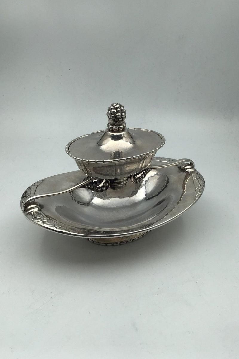 Georg Jensen Sterling Sølv Kaviar Serveringsskål No. 22 (1915-1927) - Danam Antik