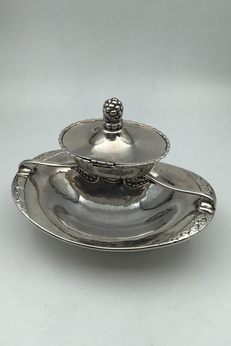 Georg Jensen Sterling Sølv Kaviar Serveringsskål No. 22 (1915-1927) - Danam Antik