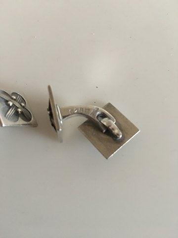 Georg Jensen Sterling Sølv Manchetknapper No 62A - Danam Antik