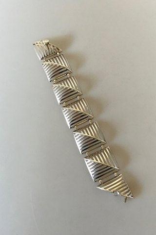 Georg Jensen Sterling Sølv Nanna Ditzel Armbånd No 389 - Danam Antik