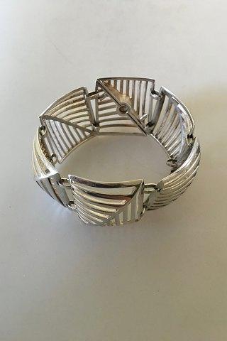 Georg Jensen Sterling Sølv Nanna Ditzel Armbånd No 389 - Danam Antik