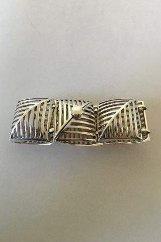 Georg Jensen Sterling Sølv Nanna Ditzel Armbånd No 389 - Danam Antik