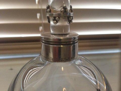 Georg Jensen Sterling Sølv og Glas Perfume Flakon af Harald Nielsen - Danam Antik