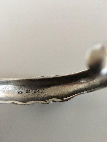 Georg Jensen Sterling Sølv Ole Kortzau Armring No. 360 med Månesten - Danam Antik