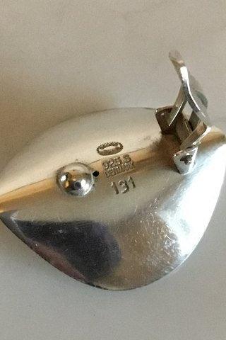 Georg Jensen Sterling Sølv Øreklips No 131 - Danam Antik