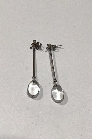 Georg Jensen Sterling Sølv Ørestikker Dew Drop Torun - Danam Antik