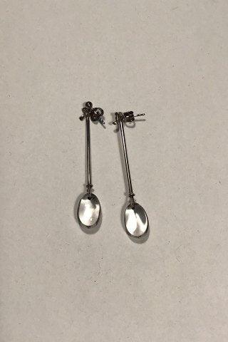 Georg Jensen Sterling Sølv Ørestikker Dew Drop Torun - Danam Antik